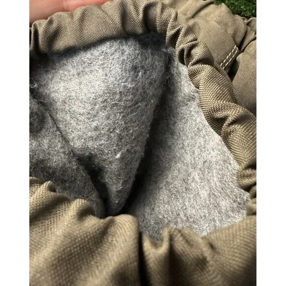 Pajar womens tall winter rain boots shoes brown drawstring patch size 10 Euro 41 - Picture 6 of 6